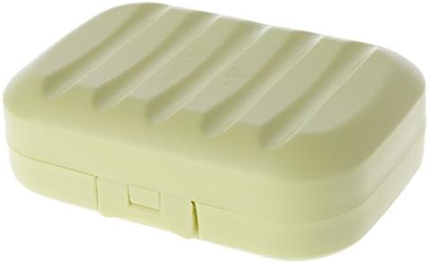 Mini Soap Box Yellow Bathroom Holder Container
