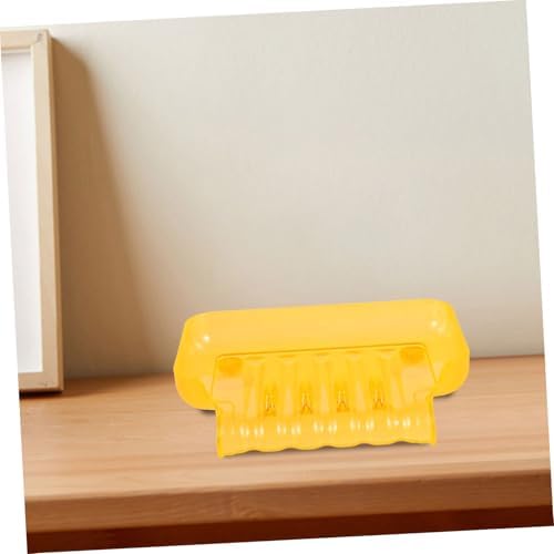 PAMINGONO Orange Waterfall Soap Dish with 2 Suckers