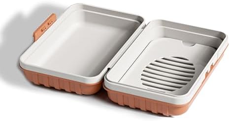 Travel Soap Case with Leak Proof Lid and Drainage Tray
