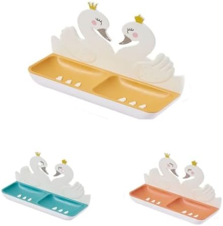 Plastic Soap Dish Holder with Cartoon Design