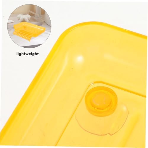 WOONEKY Bathroom Waterfall Soap Dish with Suction Cups