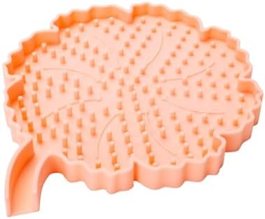 DimyFew Silicone Soap Dish with Floral Design Pink