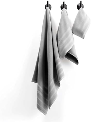 Hearth Harbor 6 Piece Light Gray Bath Towel Set