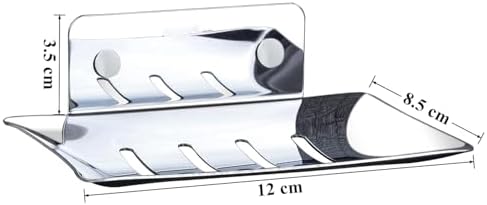 Stainless Steel Soap Holder for Bathroom - Durable Wall Mounted Soap Dish