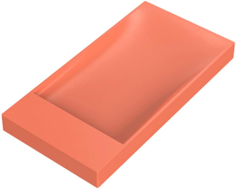 Surek Orange Plastic Soap Dish with Drainage 1