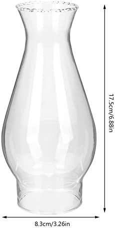 DECHOUS Oil Lamp Glass Shade Cover