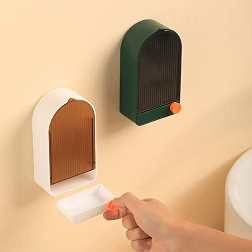 MOAIYU Wall Soap Holder with Drainage and Hook