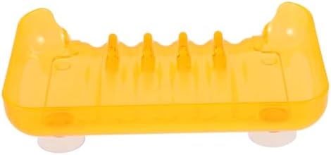 PAMINGONO Orange Waterfall Soap Dish with 2 Suckers