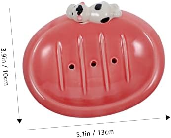 Mobestech Adorable Cartoon Soap Holder Drainage Dish