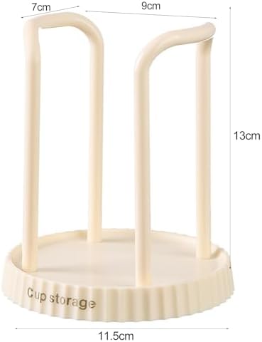 Inverted Cup Holder Paper Cup Dispenser for Kitchen and Bathroom