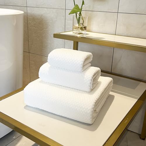 YTYC 29x59 Inch Extra Large Microfiber Towel Set - 6 Piece Quick Dry Soft