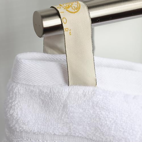 Superior Egyptian Cotton 6-Piece Towel Set White