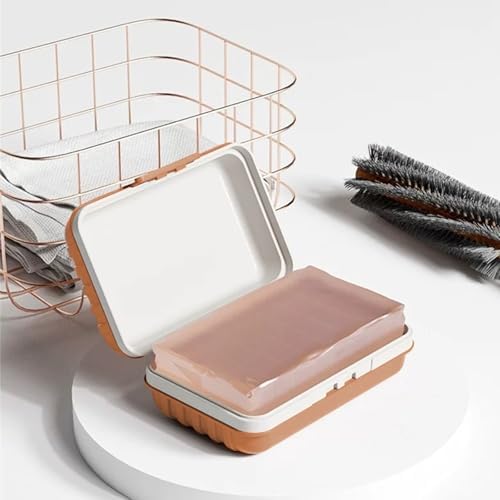 Travel Soap Case with Leak Proof Lid and Drainage Tray