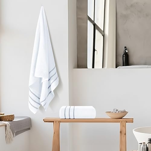 MyOwn Cotton 2 Pack Oversized Bath Towel Set - White
