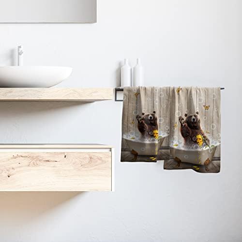 Giwawa Funny Bear Hand Towels Set of 2