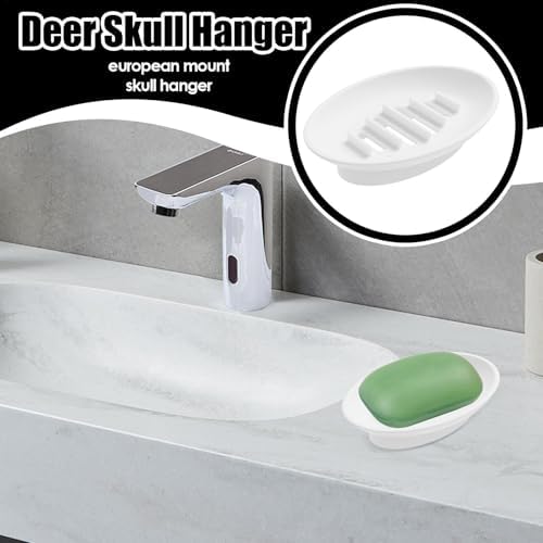 Eco-Friendly Silicone Soap Dish - Compact Drainable Holder