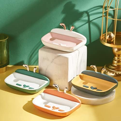 Surek Dual-Use Wall-Mounted Soap Dish with Drainage