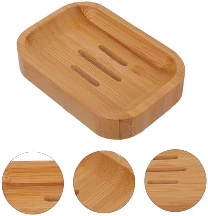 Holibanna Natural Soap Dish with Draining Design