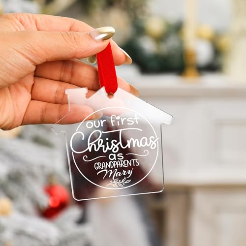 Jasilon Personalized Babys 1st Christmas Ornament