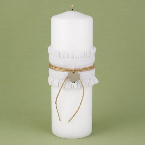 Rustic Romance Unity Pillar Candle 9-Inch