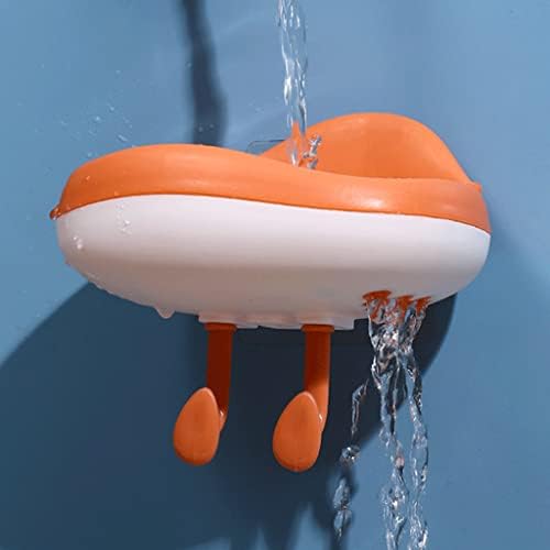 SUREK Simple with Hook Soap Dish with Drainage Wall Mount Holder