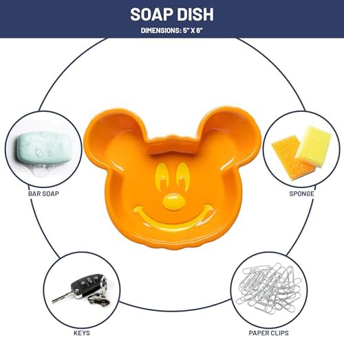Jay Franco Disney Mickey Mouse Pumpkin Soap Dish