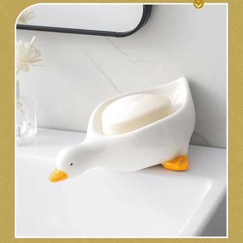 Cute Duck Bar Soap Holder for Shower Bathroom