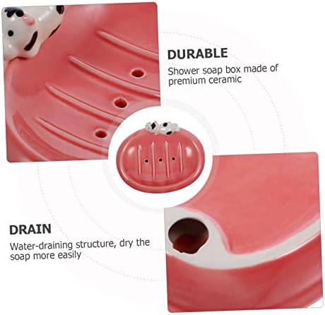 Cute Cartoon Soap Dish Holder for Bathroom Kitchen