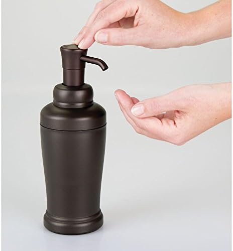 iDesign 93780 Bronze Liquid Soap Pump Dispenser