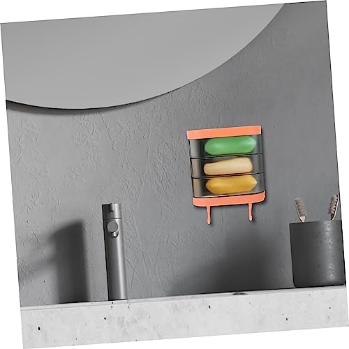 COOLHIYA Multi-Layered Rotatable Soap Holder