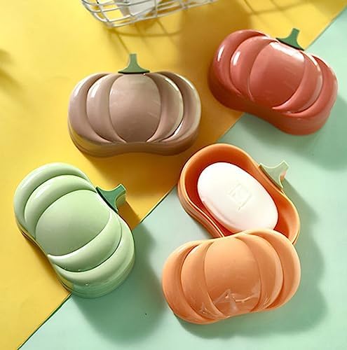 123Arts Pumpkin Soap Dish Holder for Bathroom