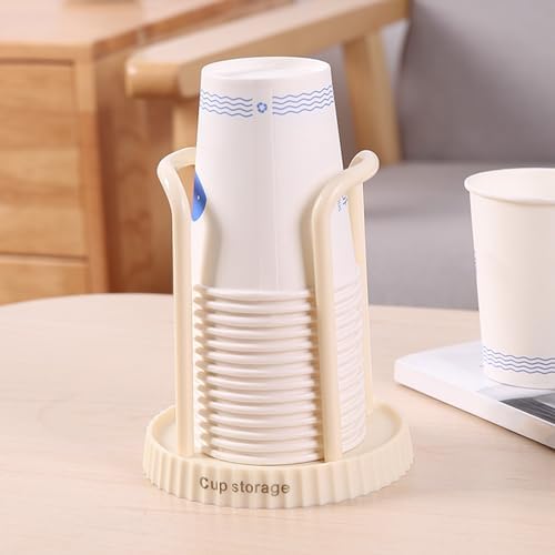 Inverted Cup Holder Paper Cup Dispenser for Kitchen and Bathroom