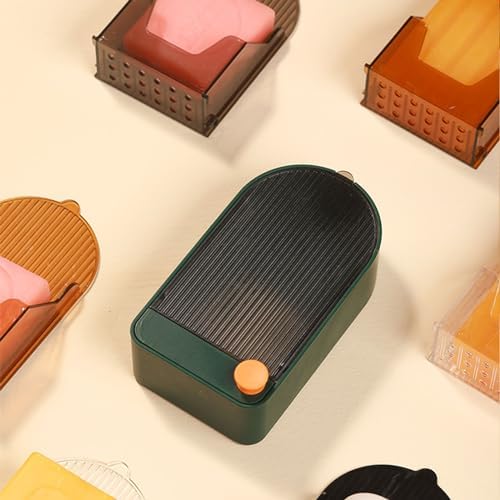 MOAIYU Wall Soap Holder with Drainage and Hook