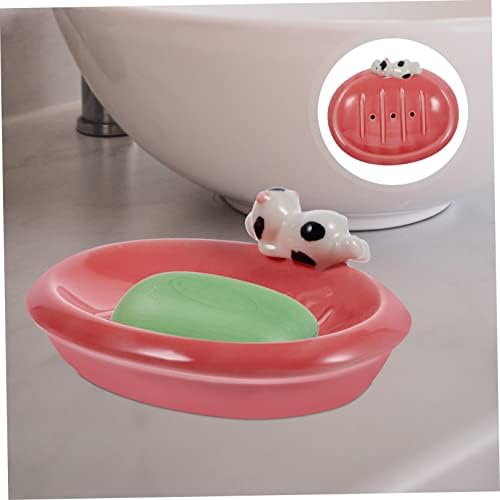 Mobestech Adorable Cartoon Soap Holder Drainage Dish