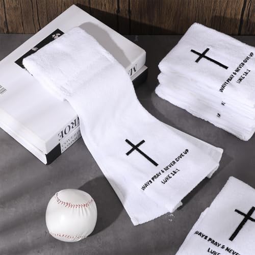 EYNDYN 6 Pcs Football Towel Set with Cross Design