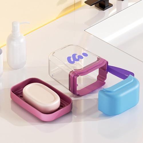 Lightweight Leakproof Travel Soap Case with Lid