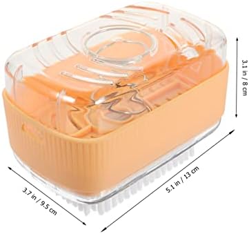 ABOOFAN Multi-Functional Foaming Soap Box with Roller Brush