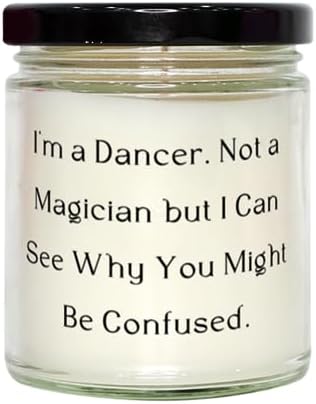 Inspirational Dancer Aromatherapy Candle - Relaxing Vanilla Scent