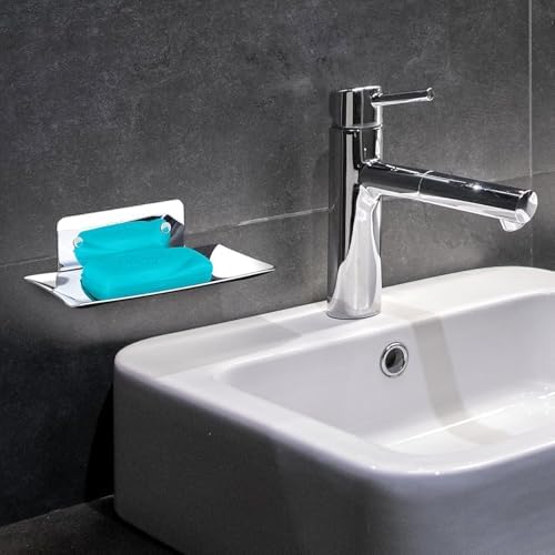 Stainless Steel Soap Holder for Bathroom - Durable Wall Mounted Soap Dish