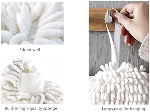 Yaocoral Chenille Hand Towel Set of 2