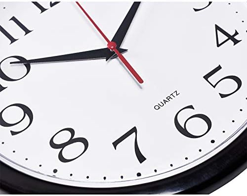 Bernhard Products 10 Inch Black Wall Clock
