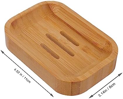 FOYTOKI 1Pc Soap Holder Tray Draining Dish for Bathroom