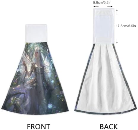 KLL Fairy Game Anime Girl Bath Towel 2 Pack with Hanging Loop
