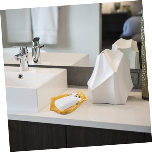 Ceramic Dog Soap Dish Holder with Drainage