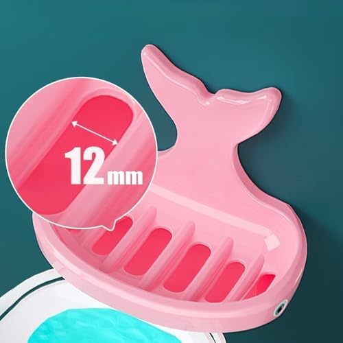 Cute Whale Soap Holder Suction Cup Drill-Free Removable Yellow