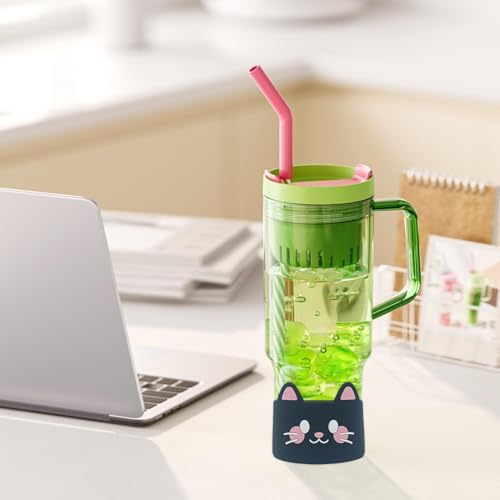 Silicone Coffee Cup Sleeves with Cute Animal Design