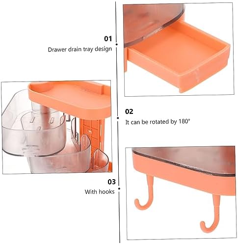 Holibanna Rotating Soap Holder for Bathroom