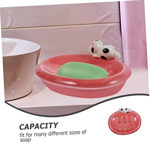 Cute Cartoon Soap Dish Holder for Bathroom Kitchen