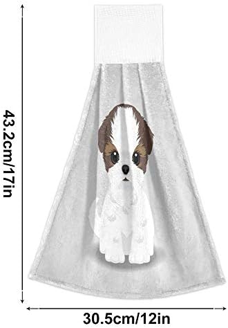Aslsiy Shih Tzu Hanging Towel Set of 2