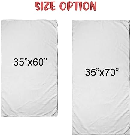 Personalized Retro Beach Towel for Kids and Adults